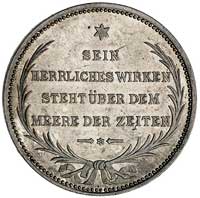 medal z okazji śmierci Bismarcka 1898 r., Aw: Popiersie w prawo i napis w otoku, Rw: Napis w wieńc..