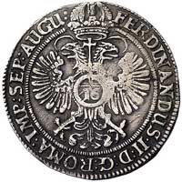 półtalara 1637, Aw: Gryf i wokół napis, Rw: Dwugłowy orzeł i wokół napis z tytulaturą Ferdynanda I..