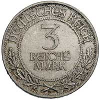 3 marki 1926 A, (Berlin), 700-lecie Lubeki, J. 3