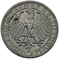 3 marki 1927 A, (Berlin), 900-lecie Naumburga, J