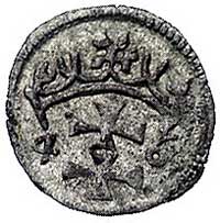 denar 1546, Gdańsk, Kurp. 391 R4, Gum. 544, T. 8, ładnie zachowany egzemplarz