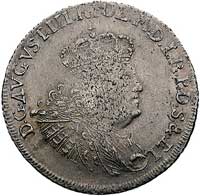 30 groszy (złotówka) 1762, Gdańsk, Kam. 989 R1, Merseb. 1749, wada blachy