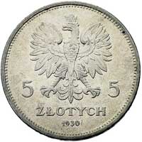 5 złotych 1930, Warszawa, Sztandar, Parchimowicz 115.a