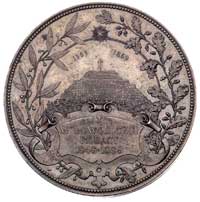 Franciszek Smolka - medal autorstwa A. Scharffa wybity w 1888 r. na pamiątkę 40-lecia prezesury w ..