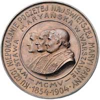 Wystawa Mariańska w Warszawie- medal autorstwa St. Celińskiego i L. Goździejewskiego 1905 r., Aw: ..
