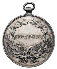 Karol I 1916-1918, medal Za Zasługi (FORTITUDINI), srebro, średnica 31 mm, punca na rancie