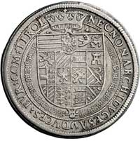 talar 1605, Hall, Popiersie, napis w otoku, Rw: Tarcza herbowa, napis w otoku, Voglhuber 96/V, Dav..