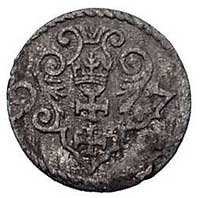 denar 1597, Gdańsk, Kurp. 2207 (R2), Gum. 1368, patyna