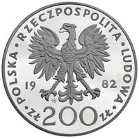 200 złotych 1982, Szwajcaria, Jan Paweł II, Parchimowicz 316 b, wybito 3650 sztuk