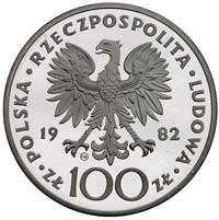 100 złotych 1982, Szwajcaria, Jan Paweł II, Parchimowicz 294 b, wybito 3750 sztuk