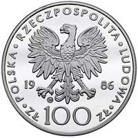 100 złotych 1986, Szwajcaria, Jan Paweł II, wypu