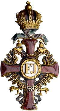 Krzyż Oficerski Orderu Franciszka Józefa, brąz z