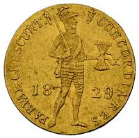 dukat 1829, Utrecht, Fr. 331, złoto, 3.49 g