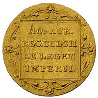 dukat 1829, Utrecht, Fr. 331, złoto, 3.49 g