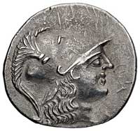 PAMFILIA- Side, tetradrachma 230-180 pne, Aw: Głowa Ateny w hełmie korynckim w prawo, Rw: Nike z w..