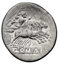 mennictwo rzymsko-kampańskie okresu przeddenarowego- didrachma, 225-214 pne, Aw: Podwójna głowa Di..