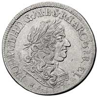 ort 1674, Królewiec, pod popiersiem księcia litery H.S., Schrötter 1627, Neumann 11.116 a