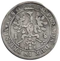 ort 1680, Królewiec, Schrötter 1643, Neumann 11.