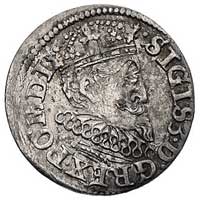 trojak 1619, Ryga, odmiana z małą głową króla, Kurp. 2532 (R3), Gum. 1457, rzadki