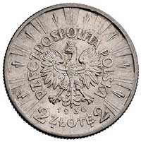 2 złote 1936, Warszawa, Piłsudski, Parchimowicz 111 b, rzadka i ładna moneta