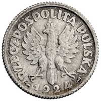 1 złoty 1924, Paryż, Parchimowicz 107 a, patyna