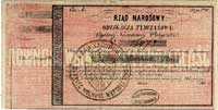 obligacja tymczasowa na 100 złotych 1863 r. z nu