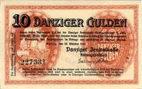10 guldenów 22.10.1923, Miłczak G29, Ros. 820, n