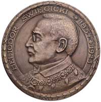 Heliodor Święcicki pierwszy rektor Uniwersytetu Poznańskiego- medal autorstwa Jana Wysockiego 1923..