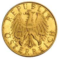 25 szylingów 1928, Wiedeń, Fr. 521, Herinek 19, złoto 5.87 g
