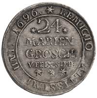 Rudolf August i Anton Ulrich 1685-1704, gulden 1696, Welter 2079, Dav. 336