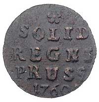 szeląg 1760, Królewiec, Bitkin 545 (R1), Uzd 488