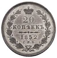 20 kopiejek 1852, Petersburg, litery, Bitkin 303