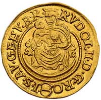 Rudolf 1576-1608, goldgulden 1595, Krzemnica, Hu