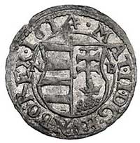 Matthias II 1608-1619, denar 1614, Nagybanya, Hu