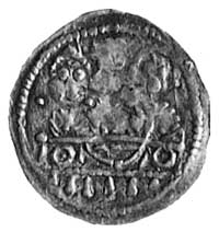 denar, Aw: Trzej książęta za stołem, Rw: Popiersie i napis BOLEZLAS ,Str.58, Kop.IV.g. -R-.