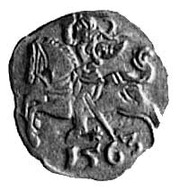 denar 1563, Wilno, j.w., Kop.I. 17., -RR-, H-Cz. 527 R2, T.12.