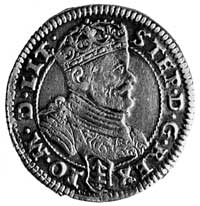 szóstak 1585, Wilno, Aw: Popiersie i napis, Rw: Tarcza herbowa i napis, Kop. II. a., -RR-, H-Cz. 7..