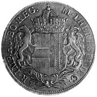 talar 1766, G@nsburg, Aw: Tarcza herbowa i napis, Rw: Wieniec i napis, Dav. 1148.