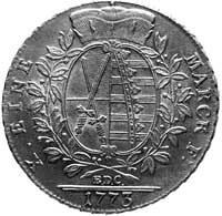 talar 1773, Lipsk, Aw: Głowa i napis, Rw: Tarcza herbowa i napis, Dav. 2690.