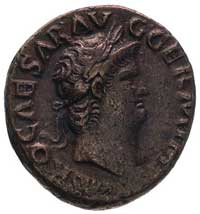 Neron 54-68, as, Aw: Popiersie w prawo i napis w