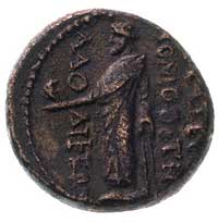 FRYGIA- Laodicea ad Lycum, Neron 54-68, AE-20, Aw: Głowa Nerona w prawo i napis, Rw: Zeus stojący ..