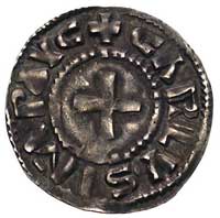 hrabstwo Nevers, denar, Aw: Krzyż i napis CARLVS