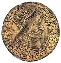 dukat 1583, Gdańsk, H-Cz. 710 (R2), Fr. 3, T. 35, złoto, 3.53 g, lekko gięty