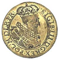 dukat 1631, Gdańsk, H-Cz. 1650 (R1), Fr. 10, T. 16, złoto 3.49 g, piękny egzemplarz