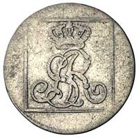 1 grosz srebrny 1779, Warszawa, Plage 228, niezn