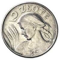 2 złote 1925, Londyn, kropka po dacie, Parchimowicz 109 d