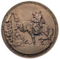 Poległym w bitwach pod Limanową, Tarnowem i Gorlicami- medal jednostronny autorstwa F. Mazury1915;..