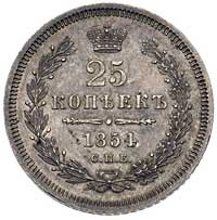 25 kopiejek 1854, Petersburg, Bitkin 261, Uzd. 1