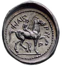 MACEDONIA, Filip II 359-336, tetradrachma bita za panowania Filipa III w Amfipolis 321-317, Aw: Gł..