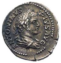 Karakalla 198-217, denar, Aw: Popiersie w prawo 